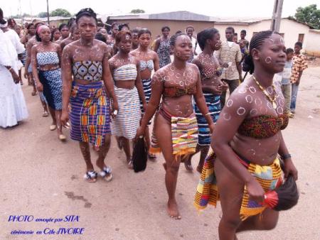 cérémonie en Côte d'Ivoire